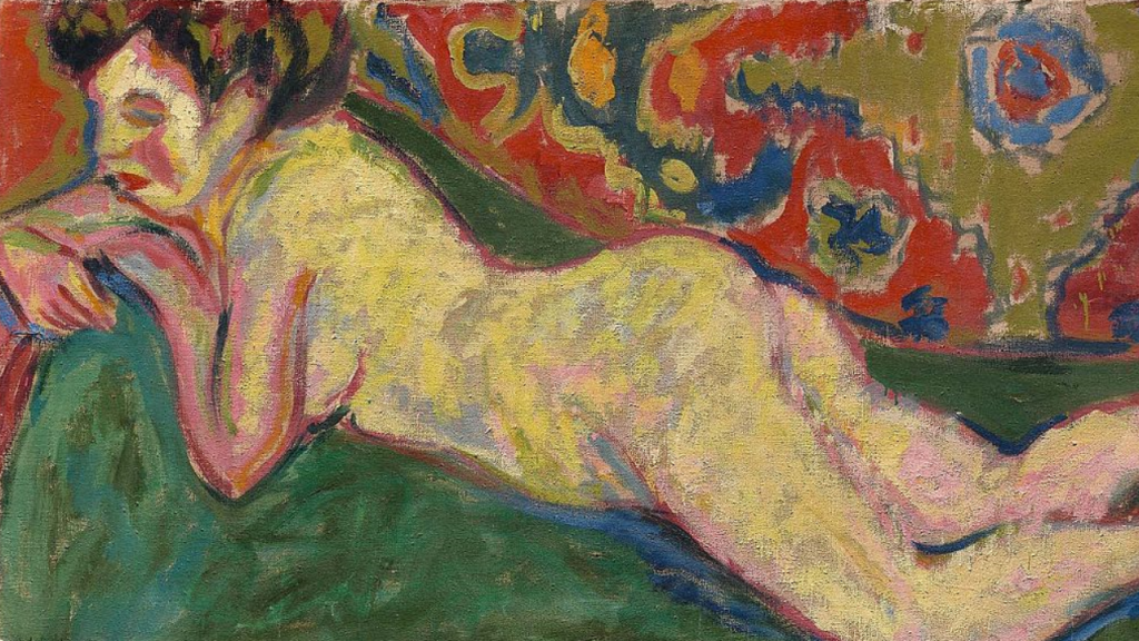 Ernst Ludwig Kirchner S Reclining Nude 1909 Art Explora Academy